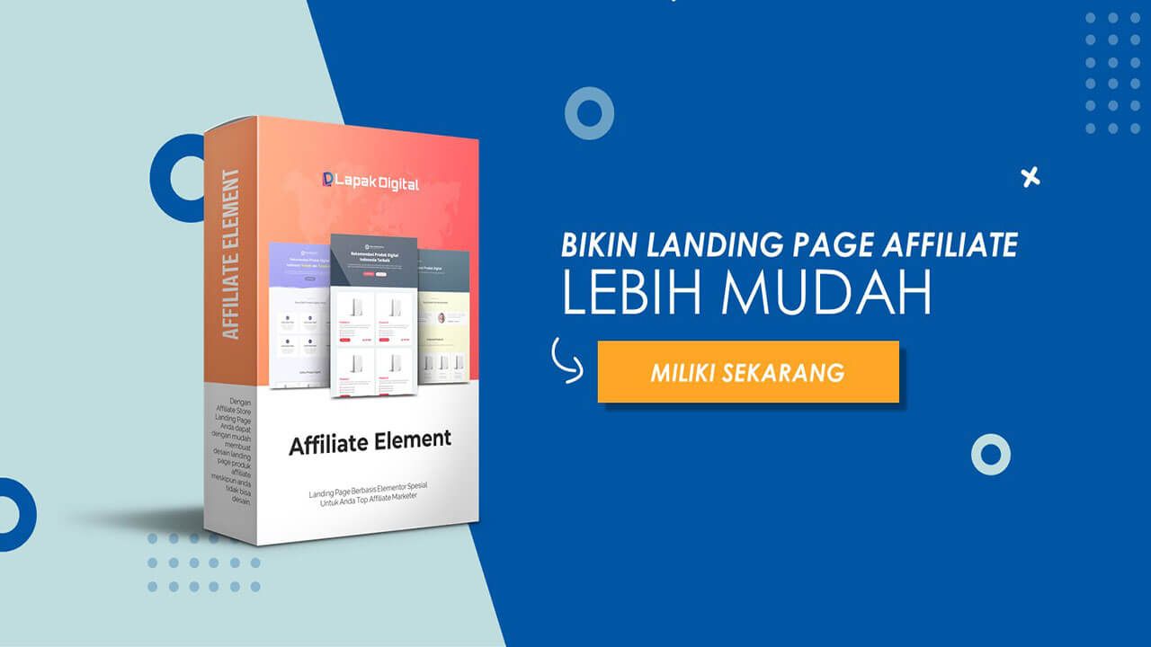 Affiliate Element - Template Elementor Untuk Produk Affiliate